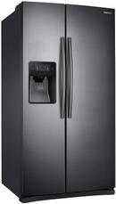 Samsung Fingerprint Resistant Black Stainless Steel 35-3/4 in. 24.52 cu. ft. Side-By-Side, Full Refrigerator 