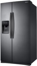 Samsung Fingerprint Resistant Black Stainless Steel 35-3/4 in. 24.52 cu. ft. Side-By-Side, Full Refrigerator 