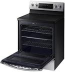 Samsung Stainless Steel 29-7/8 in. Electric 5-Burner Smoothtop Freestanding Range 