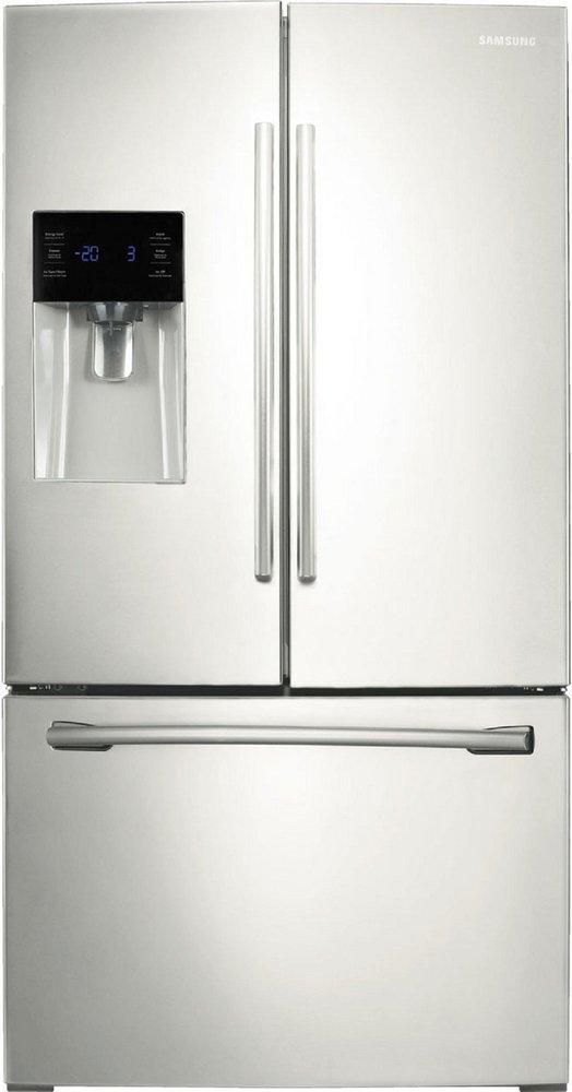 Samsung White 35-3/4 in. 24.6 cu. ft. French Door Refrigerator 