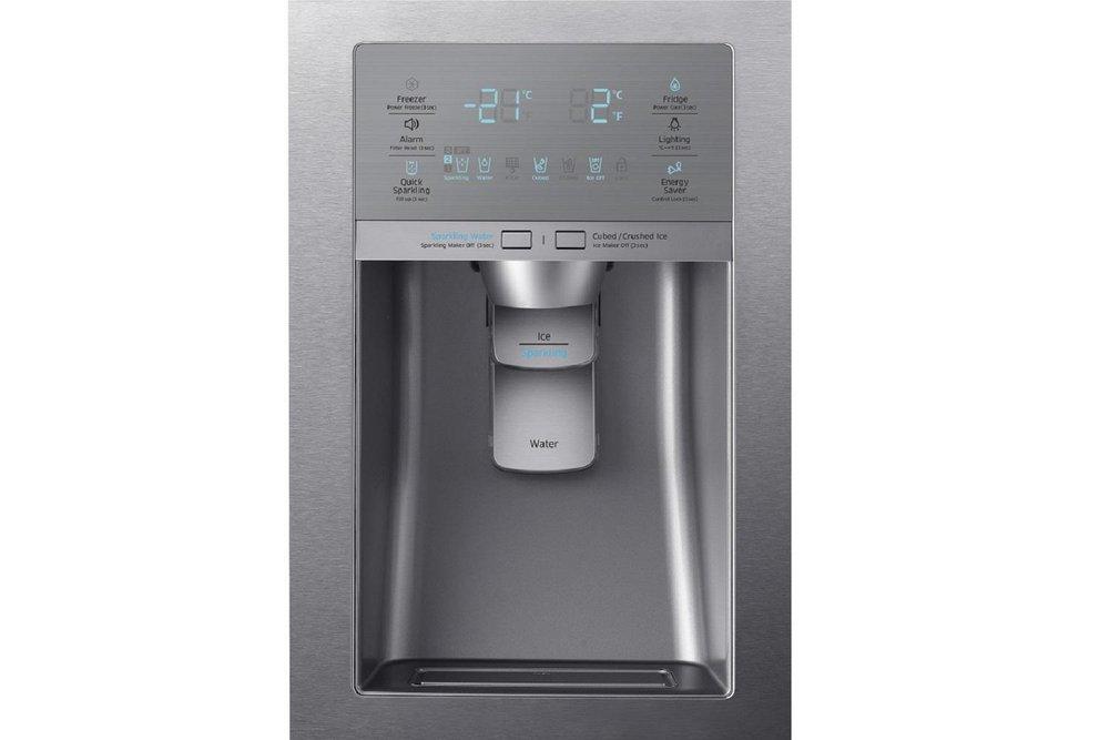 Samsung Stainless Steel 35-3/4 in. 22.6 cu. ft. Counter Depth, French Door and Full Refrigerator 