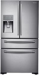 Samsung Stainless Steel 35-3/4 in. 22.6 cu. ft. Counter Depth, French Door and Full Refrigerator 