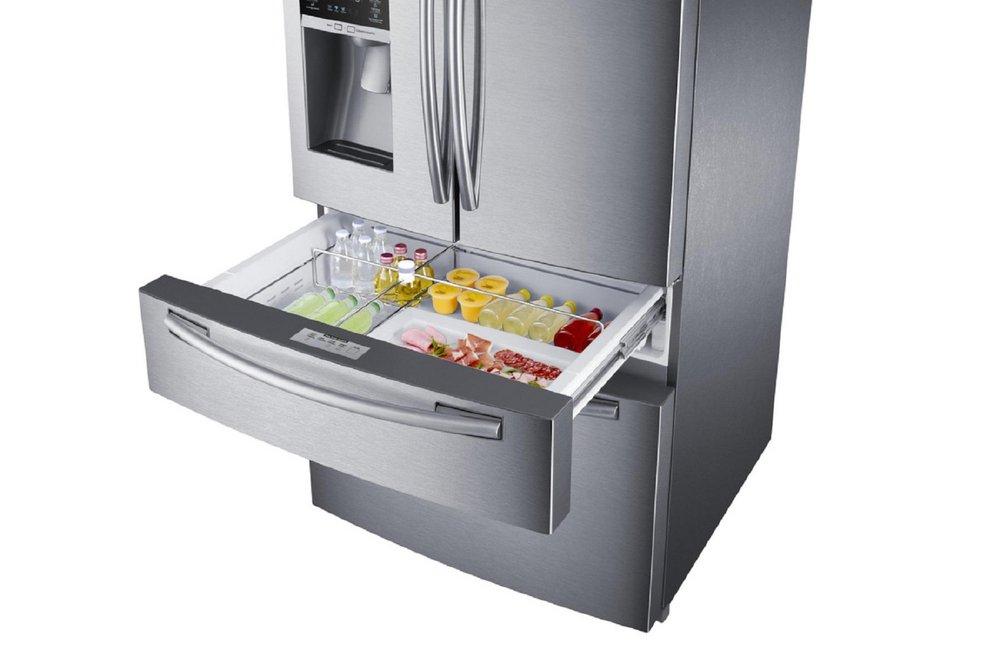 Samsung Stainless Steel 32-3/4 in. 24.73 cu. ft. French Door Refrigerator 