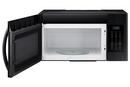 Samsung Black 15-5/32 in. 1.7 cf Over-the-Range Microwave with Sensor Cooking 