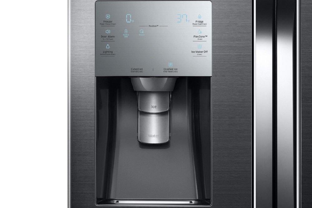 Samsung Fingerprint Resistant Black Stainless Steel 35-3/4 in. 28.1 cu. ft. French Door Refrigerator 