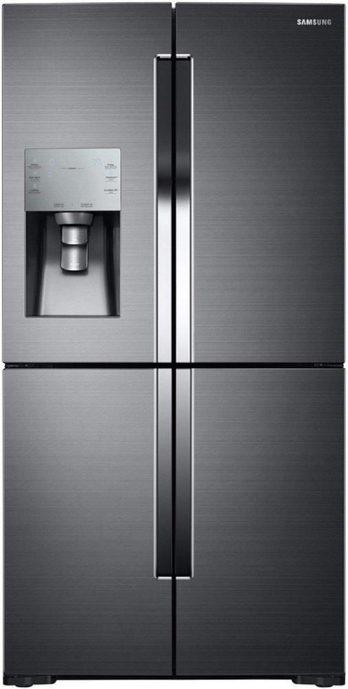 Samsung Fingerprint Resistant Black Stainless Steel 35-3/4 in. 28.1 cu. ft. French Door Refrigerator 