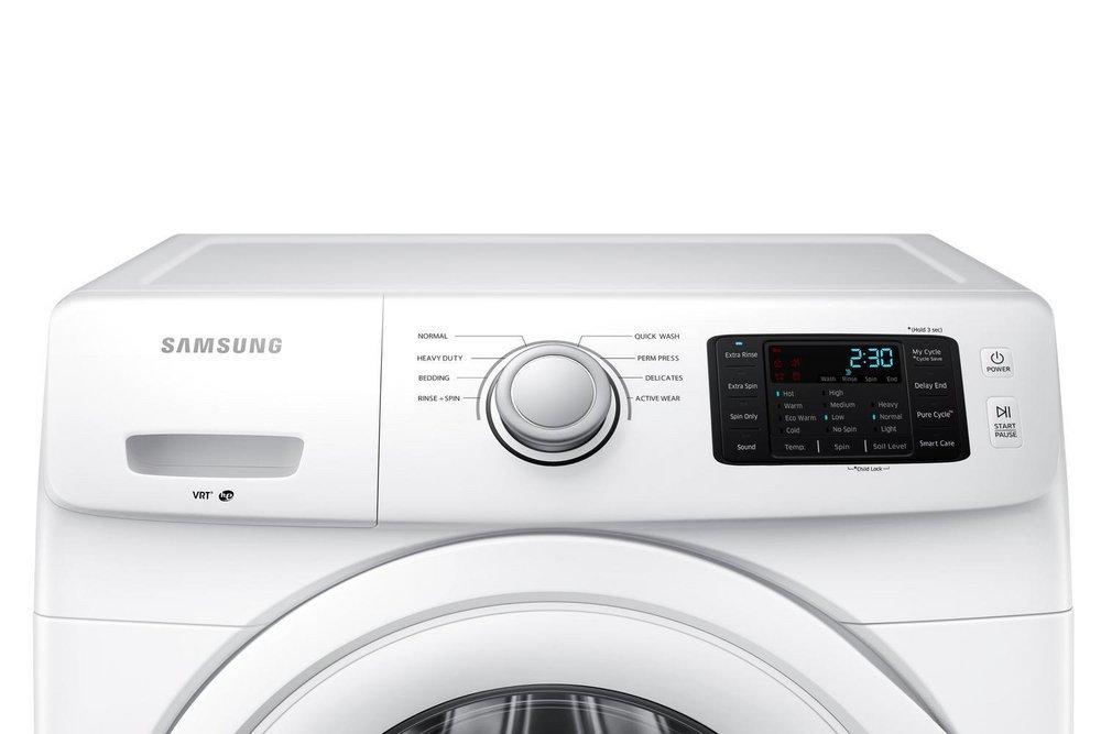 Samsung White 33 in. 4.2 cu. ft. Electric Front Load Washer 