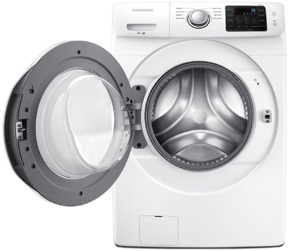Samsung White 33 in. 4.2 cu. ft. Electric Front Load Washer 