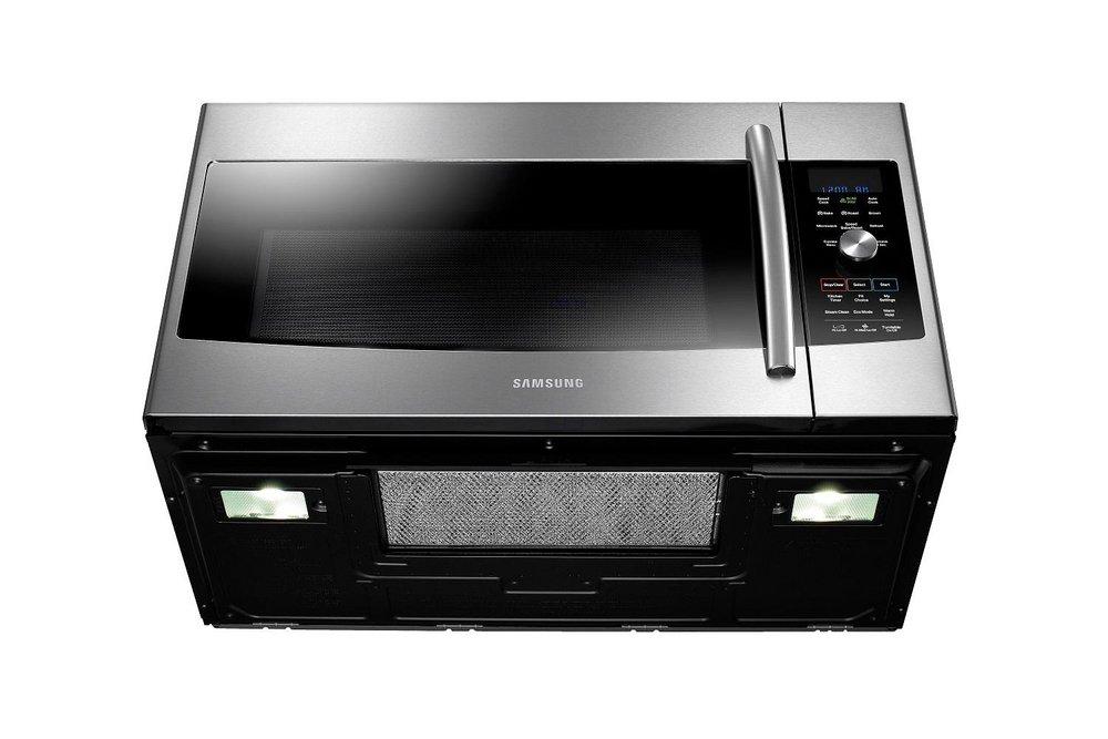 Samsung Stainless Steel 17-35/64 in. 1.7 cf Over-the-Range Convection Microwave 