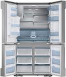 Samsung Stainless Steel 35-3/4 in. 24.1 cu. ft. Counter Depth and French Door Refrigerator 