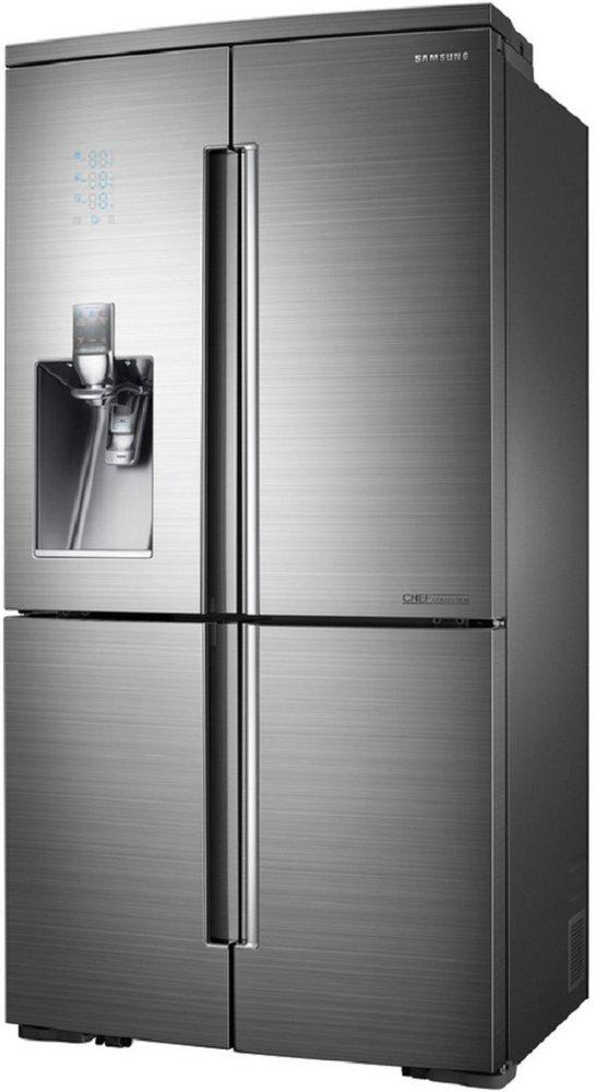 Samsung Stainless Steel 35-3/4 in. 24.1 cu. ft. Counter Depth and French Door Refrigerator 