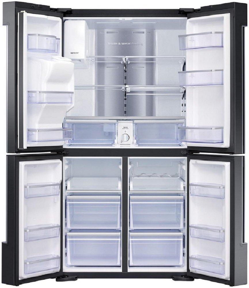 Samsung Black Stainless Steel 35-3/4 in. 28 cu. ft. French Door Refrigerator 