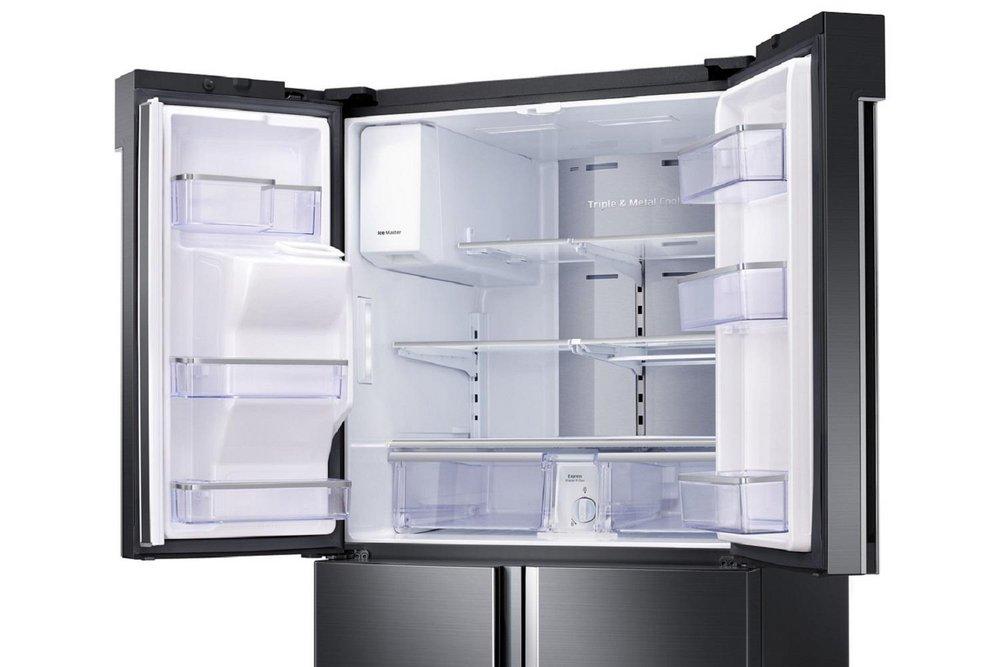 Samsung Black Stainless Steel 35-3/4 in. 28 cu. ft. French Door Refrigerator 