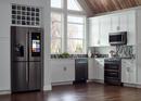Samsung Black Stainless Steel 35-3/4 in. 28 cu. ft. French Door Refrigerator 