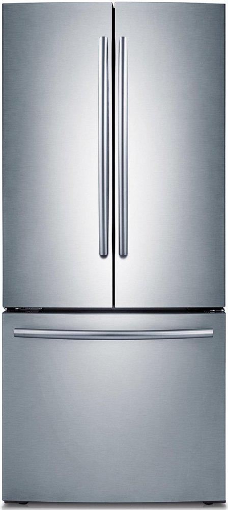 Samsung Stainless Steel 29-3/4 in. 21.6 cu. ft. French Door Refrigerator 