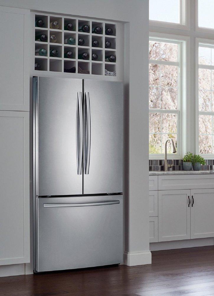 Samsung Stainless Steel 29-3/4 in. 21.6 cu. ft. French Door Refrigerator 