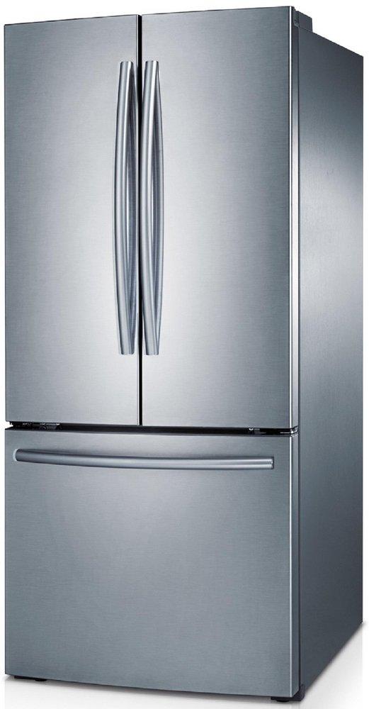 Samsung Stainless Steel 29-3/4 in. 21.6 cu. ft. French Door Refrigerator 