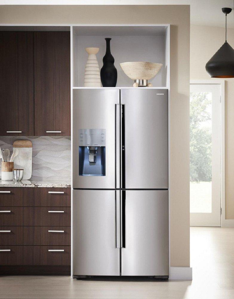Samsung Fingerprint Resistant Stainless Steel 35-3/4 in. 28 cu. ft. French Door Refrigerator 