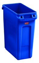 11 x 25 x 22 in. 16 gal Plastic Container in Blue