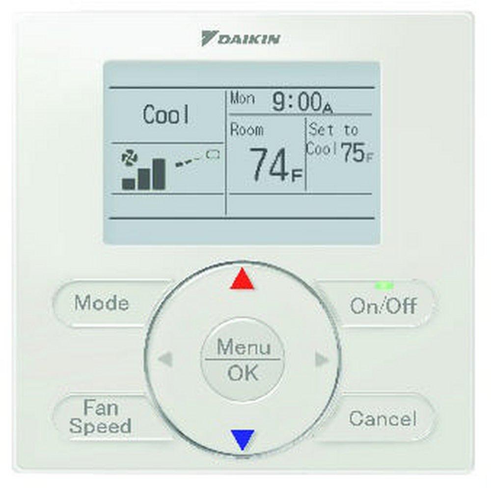 Daikin Remote Control for FXDQ07MVJU, FXDQ09MVJU, FXDQ12MVJU, FXDQ18MVJU and FXDQ24MVJU 
