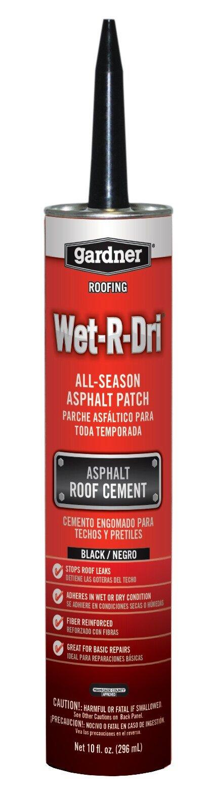Gardner-Gibson Black Asphalt Roof Patch in Black 