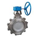 8 in. 150# Carbon Steel Lug Butterfly Valve with RTFE Seat and Gear Operator and Stainless Steel Disc