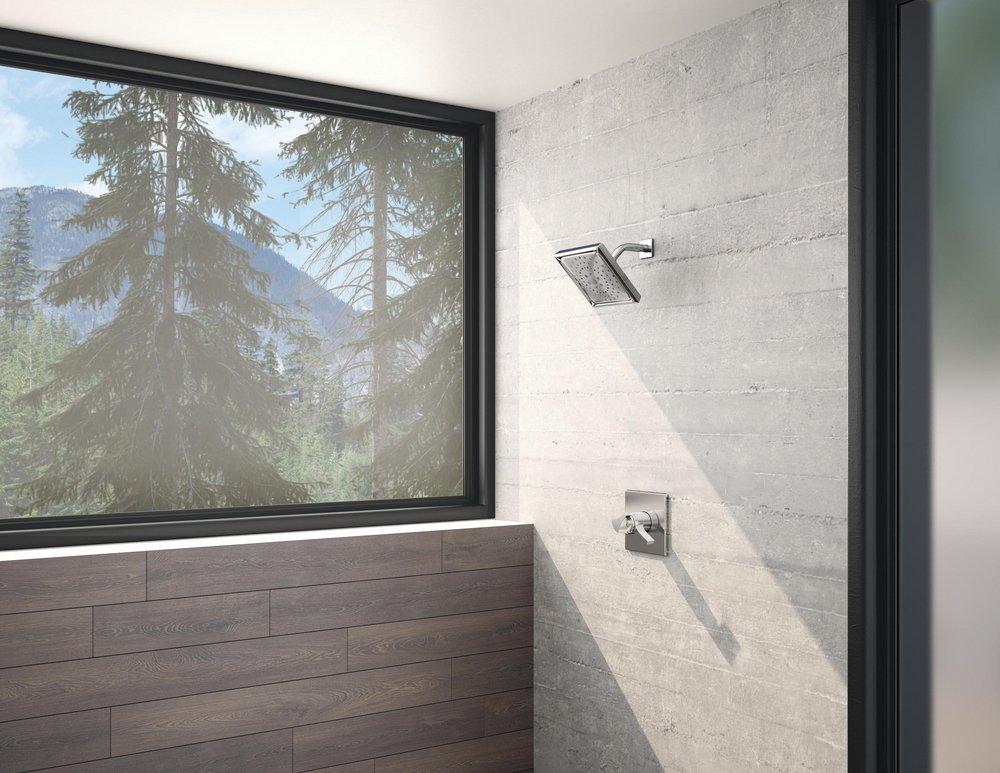 Delta Faucet Stainless Two Handle Multi Function Shower Faucet (Trim Only) 