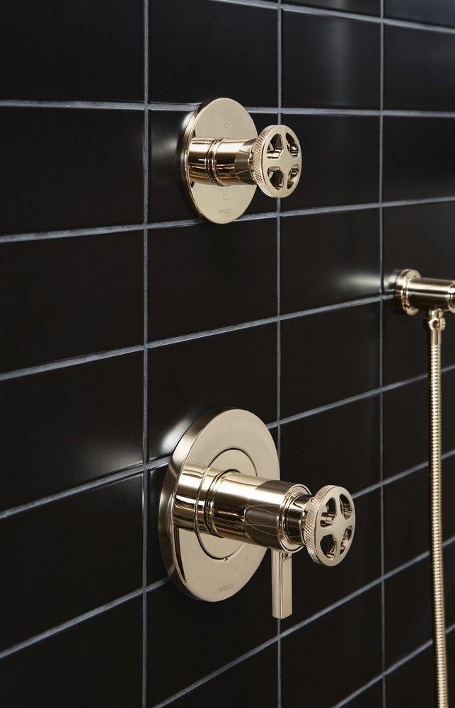 Brizo Polished Nickel Dual Function Thermostatic Mixing Valve Trim 