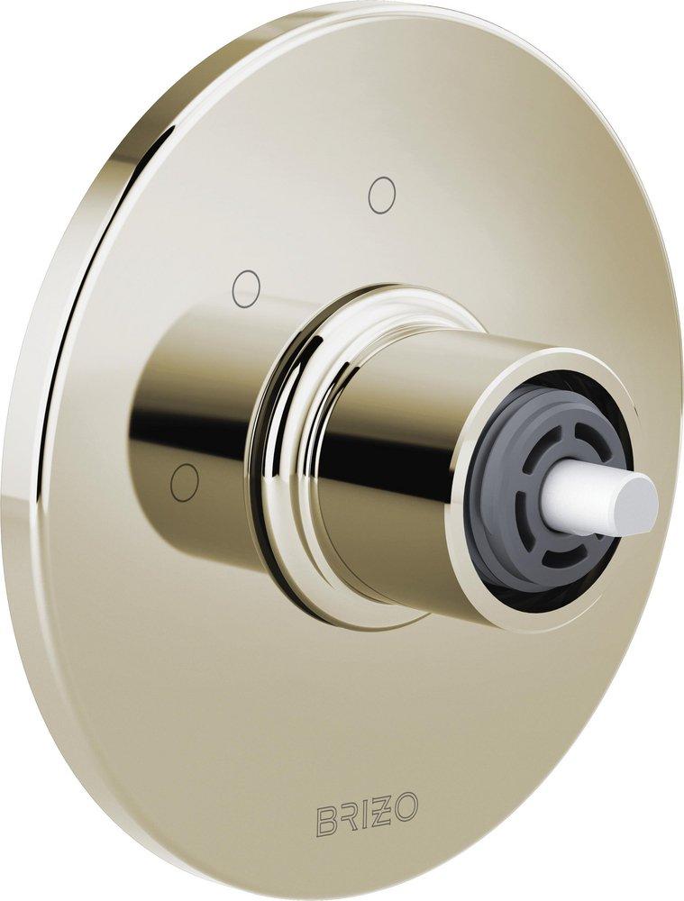 Brizo Polished Nickel 4-1/2 in. 3-Function Diverter Trim (Less Handle) 