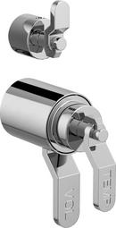 Thermostatic Valve with Diverter Trim Handle Kit in Polished Chrome