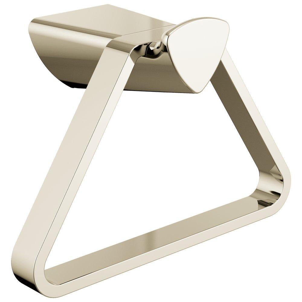 Delta Faucet Polished Nickel Triangular Towel Holder 