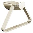 Trapezoid Closed Towel Ring in Brilliance Polished Nickel
