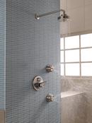 Delta Faucet Brilliance&reg; Stainless 6-5/8 in. Valve Trim with 3-Setting Integrated Diverter 