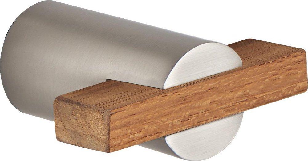 Brizo Luxe Nickel/Teak Wood DRAWER PULL 