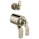 Thermostatic Valve Diverter Trim with Shut-Off Handle Kit for Litze 65335LF-PC Faucet in Brilliance Polished Nickel