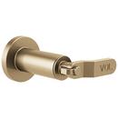 Brizo Luxe Gold Tub and Shower Volume Control Valve Trim with Single Industrial Lever Handle 