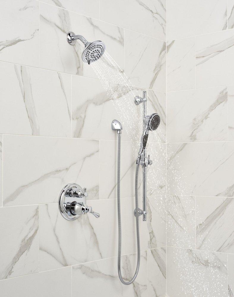 Delta Faucet Chrome Two Handle Multi Function Bathtub & Shower Faucet Trim Only 