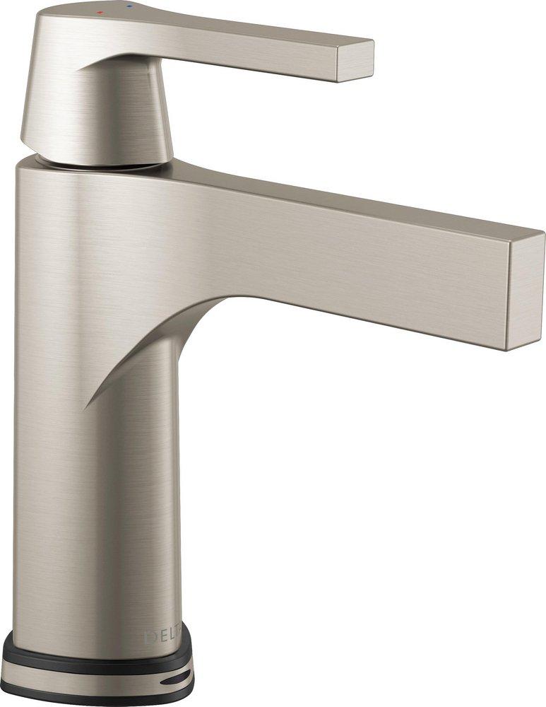 Delta Faucet Stainless Single Handle Monoblock Bathroom Sink Faucet 