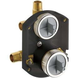 1/2 in. Universal Connection Universal Rough-In Valve Body with Diverter and Stops