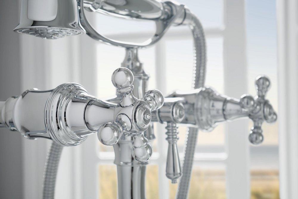 Brizo Chrome Two Handle Wall Mount Filler Trim Only 