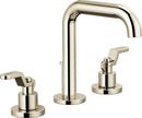 Two Handle Widespread Bathroom Sink Faucet with Pop-Up Drain Assembly in Polished Nickel (Handles Sold Separately)