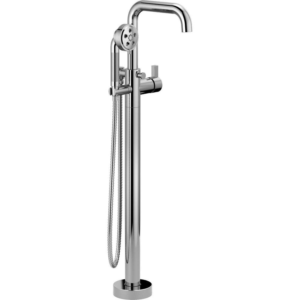 Brizo Chrome Floor Mount Filler (Handles Sold Separately) 