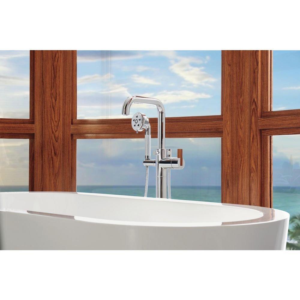 Brizo Chrome Floor Mount Filler (Handles Sold Separately) 