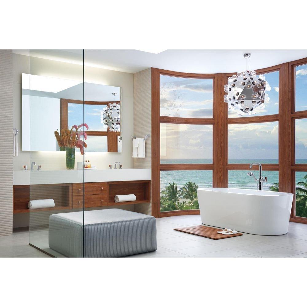 Brizo Chrome Floor Mount Filler (Handles Sold Separately) 