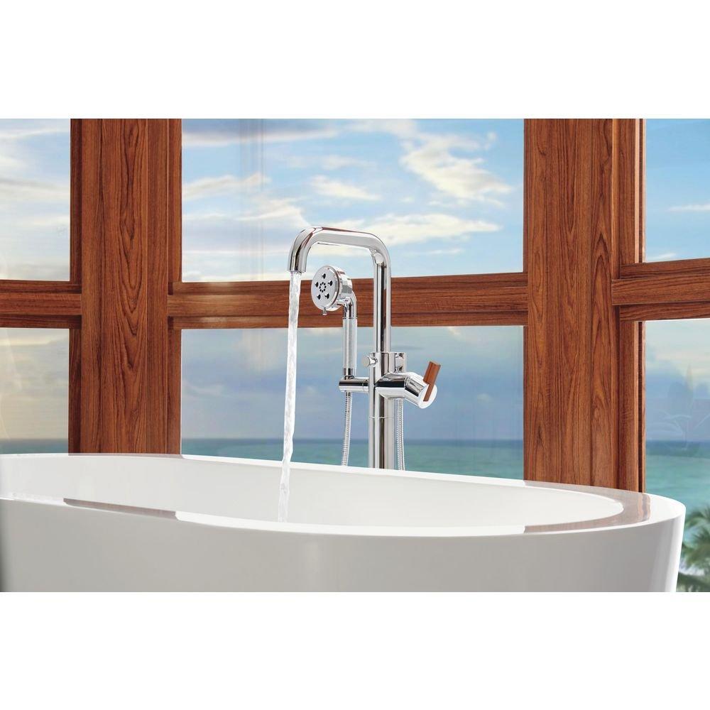 Brizo Chrome Floor Mount Filler (Handles Sold Separately) 