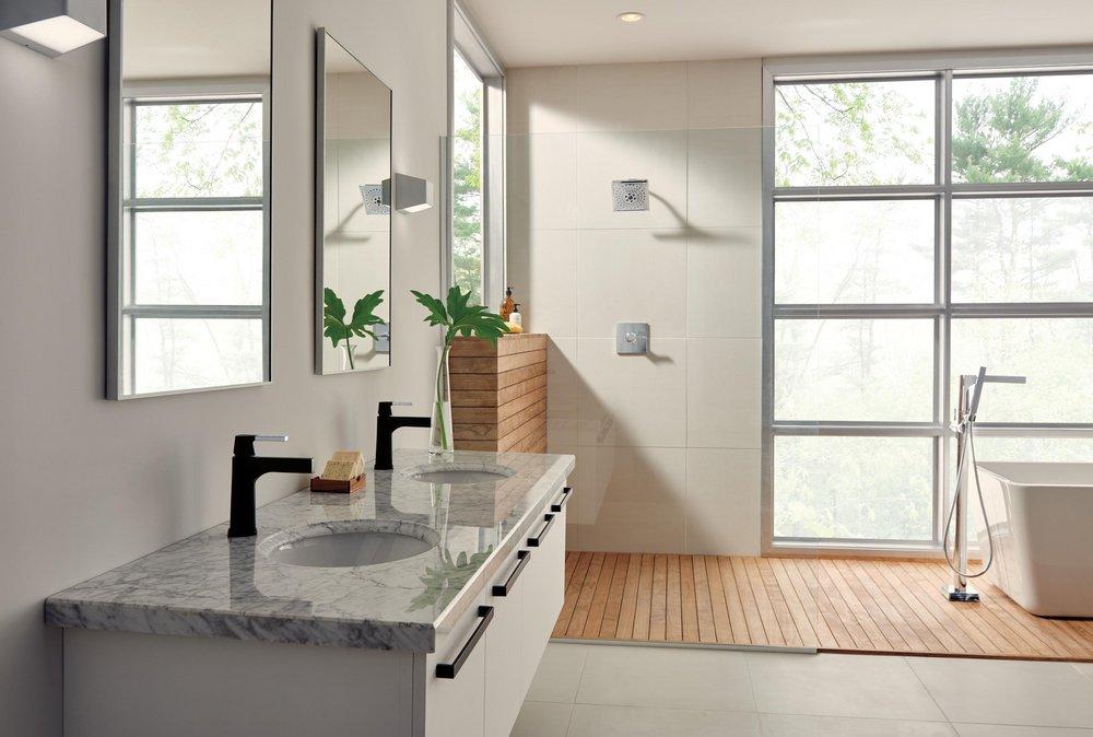 Delta Faucet Polished Nickel Two Handle Multi Function Shower Faucet (Trim Only) 