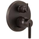 Two Handle Pressure Balancing Valve Trim with Integrated Diverter in Venetian Bronze