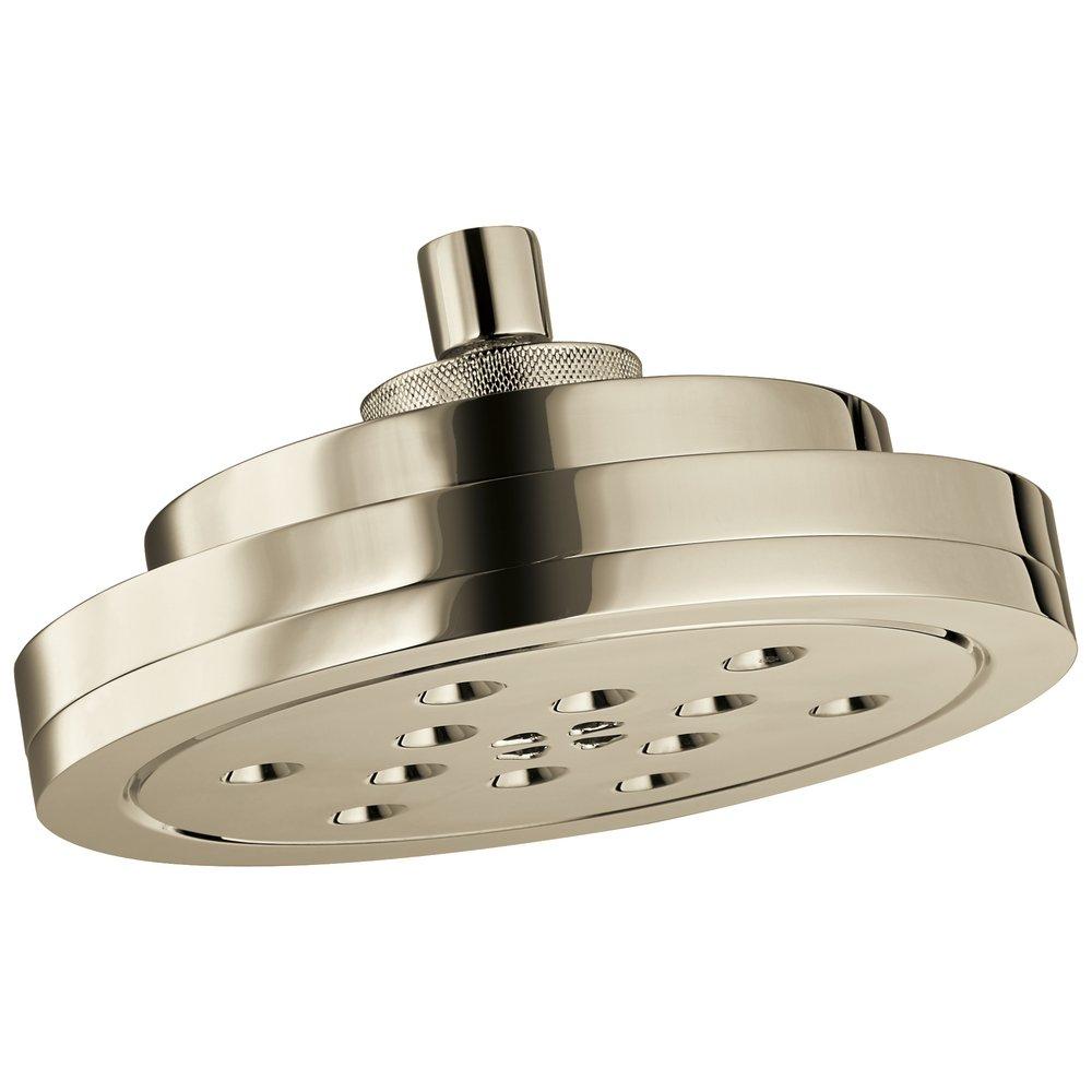 Brizo Polished Nickel Multi Function H2Okinetic Technology&reg; Full Body, H2Okinetic Technology&reg; invigorating, Massage and Pause Showerhead 