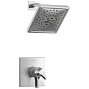 Delta Faucet Chrome Two Handle Multi Function Shower Faucet (Trim Only) 