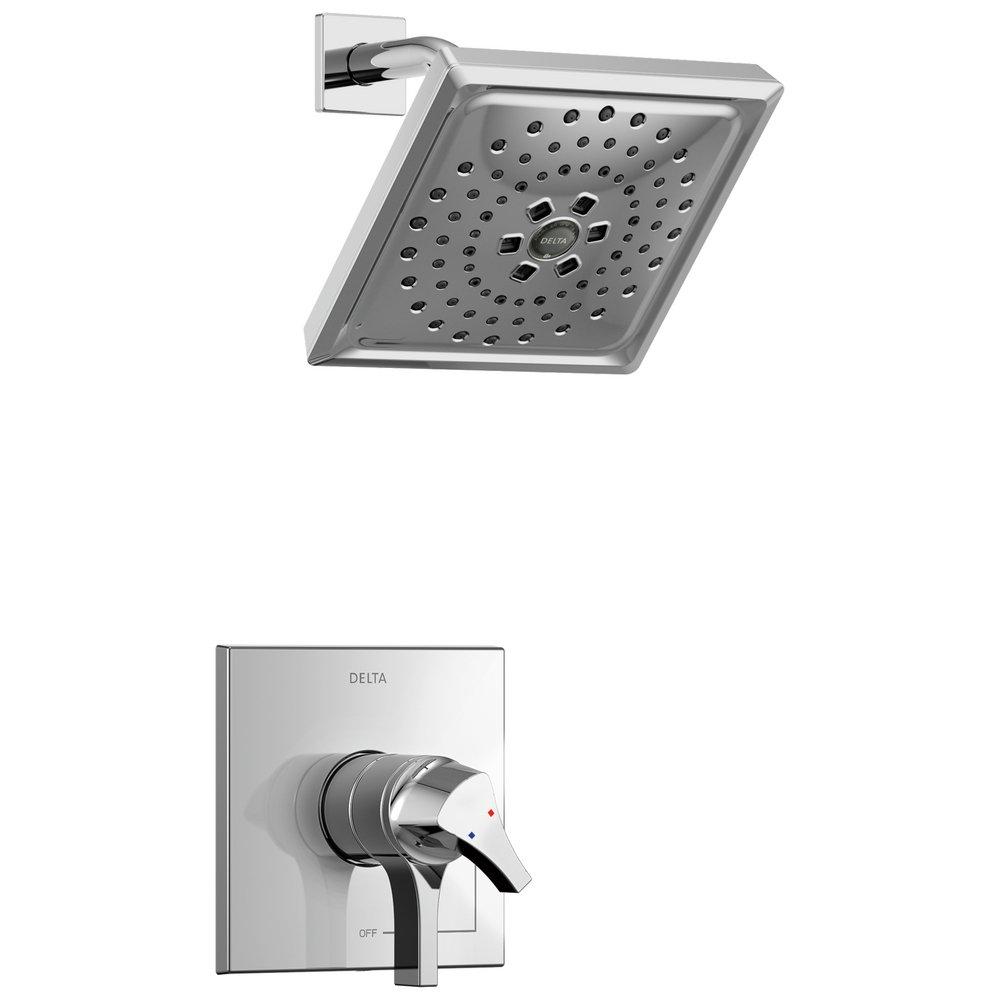 Delta Faucet Chrome Two Handle Multi Function Shower Faucet (Trim Only) 